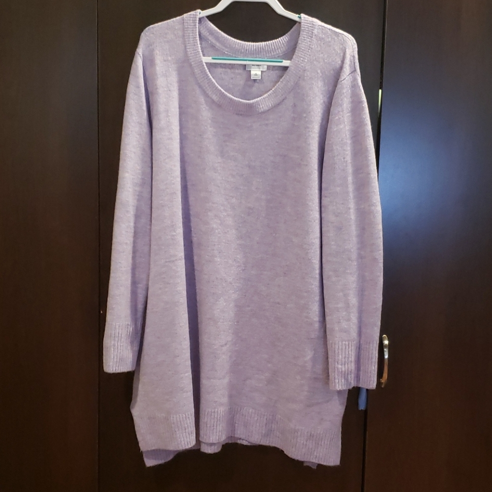 lilac sweater